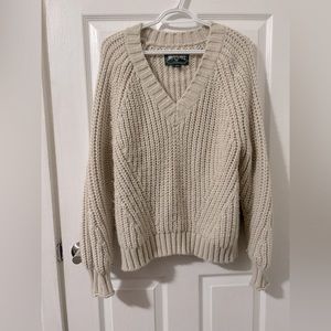 AEO Cable-knit Oversized Sweater